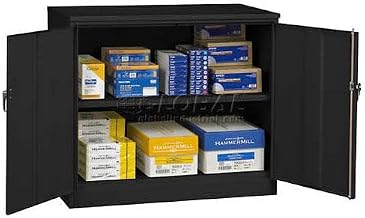 Tennsco Jumbo Storage Cabinet, Welded 48" W X 18" D X 42" H, Sand