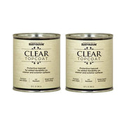 Rust-Oleum 32 Fl Oz (Pack of 2) / Satin Clear / Metallic Paint Interior & Exterior House Paint