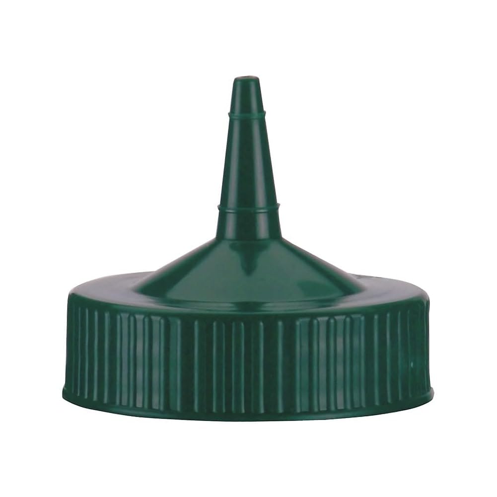 Traex Vista Green Single Spout Wide Mouth Replacement Cap by Vollrath – 946.0 milliliters, Plastic, Green, Model 4913-191