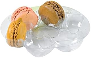 PacknWood PK210MACYNS7RD Round Insert for 7 Macarons (Pack of 25)