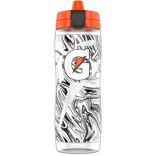 Gatorade Marble Black / 30 Ounces / Bottle - Marble Black Sports Water Bottles