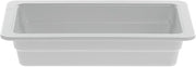 Serving Bowl Display Bowl 1/3 Size White Melamine - 12 1/2 L x 6 3/4 W x 2" H