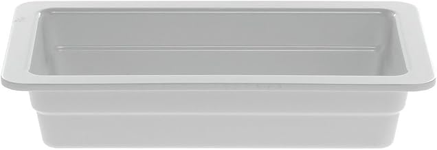 Serving Bowl Display Bowl 1/3 Size White Melamine - 12 1/2 L x 6 3/4 W x 2" H
