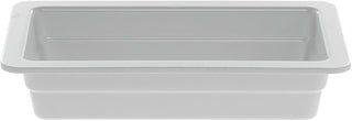 Serving Bowl Display Bowl 1/3 Size White Melamine - 12 1/2 L x 6 3/4 W x 2" H