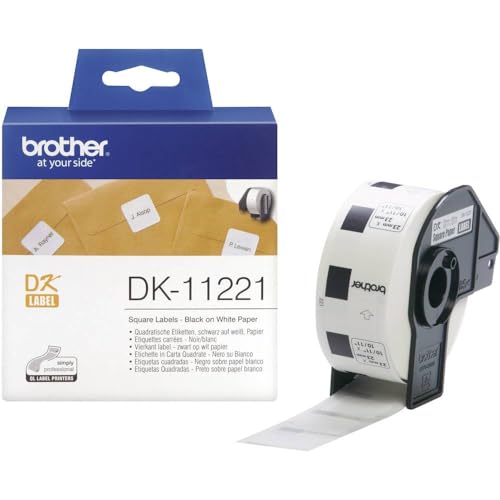 Brother Square Labels (23 x 23 mm) / Standard / White Labeling Tapes