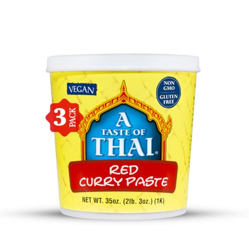 A Taste of Thai Red Curry Paste / 3 Pack / 3 Curry Sauce