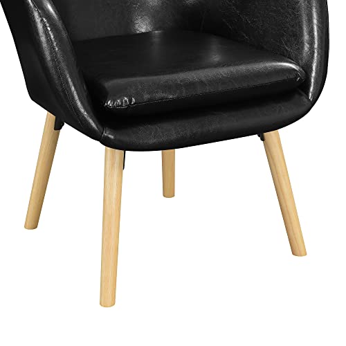Convenience Concepts Sea Foam Blue Fabric / Chair / 25.25"L x 26.75"W x 33.5"H Chairs