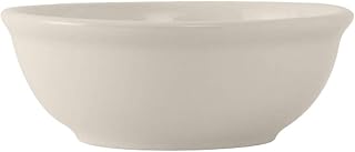 Tuxton China TRE-018 Nappie, 15 oz., 5-7/8" Dia., Round, Microwave & Dishwasher Safe, Oven Proof, Fully vitrified, Ceramic, Reno/Nevada, American White/Eggshell, Case of 36