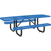 Global Industrial Blue / 96" x 60" x 29.5" / Industrial Picnic Tables