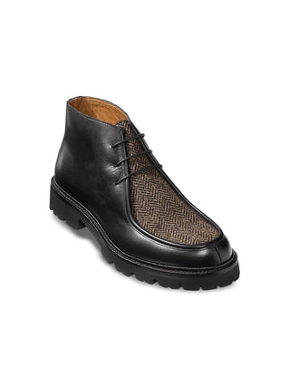 Men's Curtis Boot Black/Grey 13M by Paul Fredrick – 13, poly cotton blend leather, Black/Grey, Model FMW186A