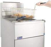 Pitco SG18-S 75 lb. Stainless Steel Floor Fryer (SG18-S 75 lb)