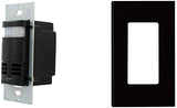 Leviton OSSMT-GDE Multi-Technology PIR/Ultrasonic Wall Switch and Occupancy Sensor, Black with Screwless Wallplates, 10-Pack