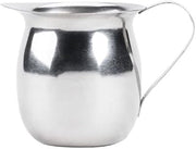 Royal Industries Bell-Shaped Creamer, Stainless Steel, 8 oz, Silver