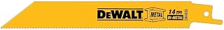 DEWALT DW4808B25 6" 14tpi Straight Back Bi-Metal Reciprocating Saw