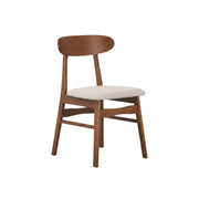 Wooden Dining Chairs with Cushioned Seat Set of by Starlight Canyon Home – Wood, Beige, Pack of 2