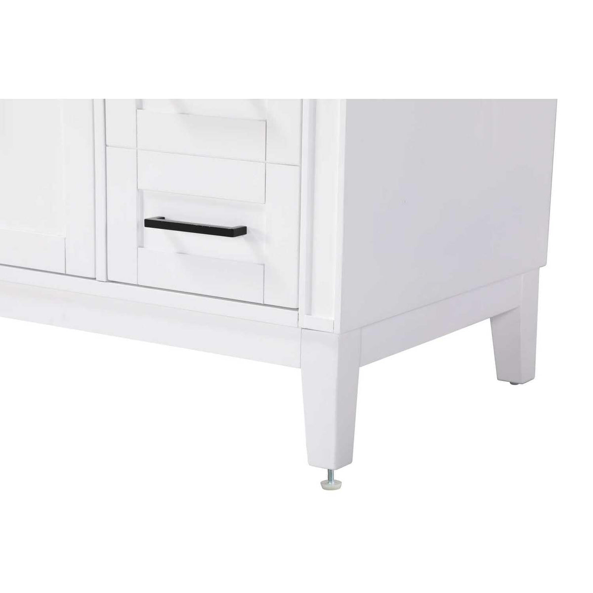 36" Single Bathroom Vanity in Honey White by Elegant Kitchen and Bath – unspecified, Aluminum, White, Model VF82536WH