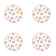 10 Strawberry Street Sugar Plum Dreams / 6" / 1 Appetizer Plates