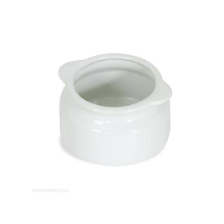 Browne 12 oz Onion Soup Bowl by Browne Foodservice – 12.0 ounces, Stoneware, White, Model 744049W