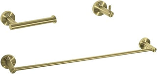 Freya 3-Pc Stainless Steel Hardware Set in Gold