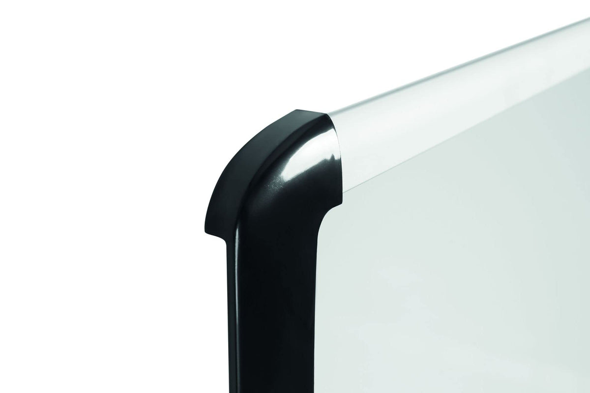 MasterVision Black Frame / 96"W x 48"H / Porcelain Dry Erase Boards