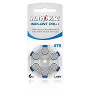 Cochlear 675 Mercury Free Batteries- 60-bx by Rayovac – 675, Model J7-C4ZI-Q8Y3