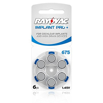 Cochlear 675 Mercury Free Batteries- 60-bx by Rayovac – 675, Model J7-C4ZI-Q8Y3