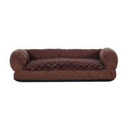 Buddy's 2.5" Thick Memory Foam Comfort Cushion Dog Bed Pillow by New Age Pet – Small, Polyester, Brown, Model CSH303S