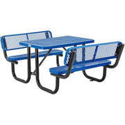 Global Industrial Blue / 4' / Industrial Picnic Tables