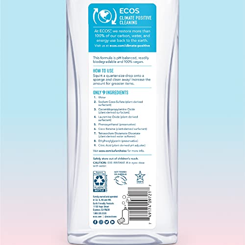 ECOS Free & Clear / 25 Fl Oz (Pack of 2) / 2 Dish Soap