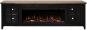 Providence 83" Fireplace TV Stand for TVs up to 95", Two-Tone