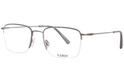 Eyeglasses H 6041 033 Gunmetal by Flexon – Lens-52 Bridge-20 Temple-140, Metal, Gunmetal/Grey, Model H6041