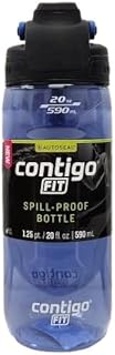 Contigo Fit Autoseal Tritan Spill-Proof Bottle, Amp Blue, 20 Oz/1.25 Pt/590 mL