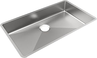 Elkay ECTRUAD301755 Crosstown 18 Gauge Stainless Steel 31-1/2" x 18-1/2" x 5-1/2" Single Bowl Undermount Sink
