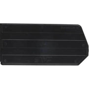 DUS240-250 Solid Stack and Hang Dividers Black 6 Pack by QUANTUM STORAGE SYSTEMS – One Size, Plastic, Black, Pack of 6, Model BIND147