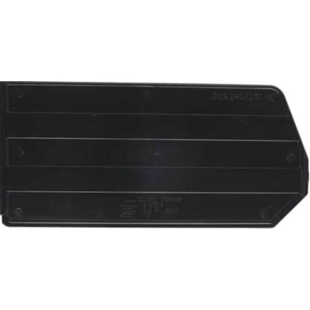 DUS240-250 Solid Stack and Hang Dividers Black 6 Pack by QUANTUM STORAGE SYSTEMS – One Size, Plastic, Black, Pack of 6, Model BIND147