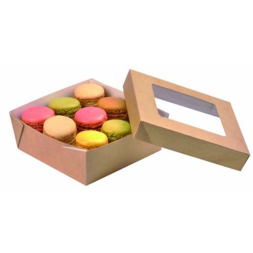 PackNWood 210KRAYB135 Brown 22 Ounce Kray Box with Lid - 250 / CS