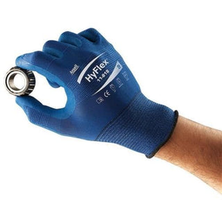 HyFlex Palm Dipped Medium Duty Glove by Ansell – Medium, Model 11724090
