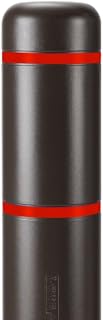 BollardGard 7" x 52" Bollard Cover Brown - Innoplast (Brown red Tape)