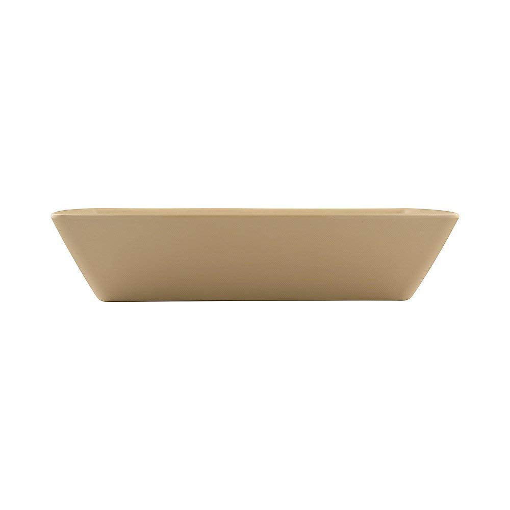EGS Greenovations Paper Bag 18 Oz Rectangular Bowl- 6 / PK by Elite Global Solutions – 6.00x4.00x7.50, Melamine, Brown, Pack of 6, Model ECO6552-PB