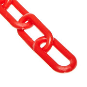 2" Heavy Duty Plastic Chain by Mr. Chain – 13"L x 11"W x 12"H, Hdpe, Red, Model 51005-100