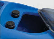 Clean Track L24 Carpet Extractor () by Clarke – 56"L x 27"W x 43.5"H, polyphenylene & polystyrene, Blue, Model 56317013