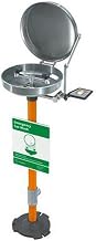 Emedco G1825BC Guardian Pedestal Mounted Eyewashstainless Bowl and Cover Pedestal-Mounted
