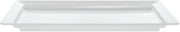 HUBERT Platter Rectangular White Melamine - 28" L x 16" W x 2 1/4 H