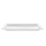 Platter Rectangular White Melamine - 28" L x 16" W x 2 1/4 H by HUBERT – Large, Melamine, White, Model H0018-WHITE