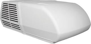 Coleman Mach 48203-665 Signature Series MACH 3 Plus Medium-Profile Air Conditioner - 13,500 BTU, Polished White