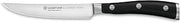 Wüsthof CLASSIC IKON Precision Forged High-Carbon StainlessSteel German Made, St, 4.5"" Steak Knife Full-Tang Handle with Half Bolster