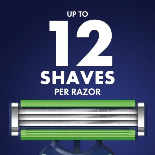 Gillette 4 Count (Pack of 1) / Sensor3 Sensitive (4ct) / Green/White Disposable Razors