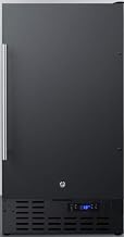 Summit 18” Freezer, Built-inBlack- SCFF1842 | 2.7 cu.ft.Capacity, Undercounter, Commercially listed, Digital Thermostat
