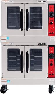 Vulcan VC55E Electric Convection Oven, Double Stack, 208V with Casters