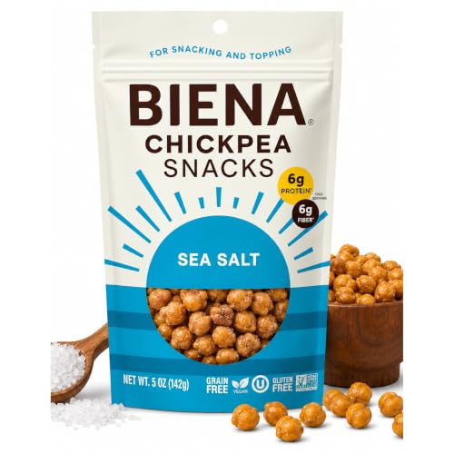 BIENA Salted / 5 Ounce (Pack of 1) / No Color Puffed Snacks
